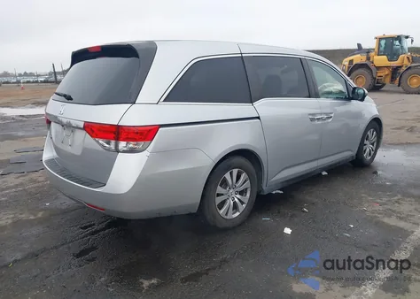 2014 Honda Odyssey Ex from USA, damaged, VIN 5FNRL5H46EB001861